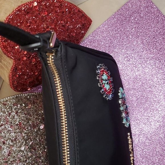 🎉HP🎉 Kate Spade ❤️♠️NWT♠️❤️ Bejeweled Evening Shoulder Purse!❤️♠️❤️♠️❤️♠️ - Picture 7 of 16